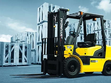 Дизельный вилочный погрузчик 2,5&nbsp;тонны Hyundai&nbsp;25DT-7 (фото)