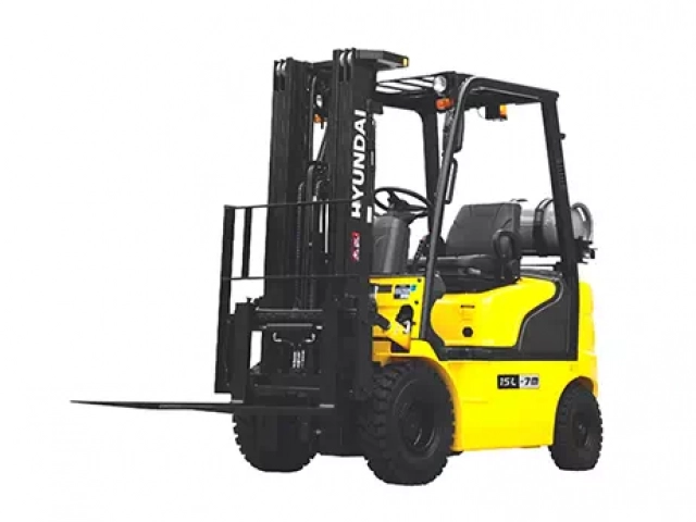 Газ-бензиновый вилочный погрузчик 1,5&nbsp;тонны Hyundai&nbsp;15L-7M (фото)