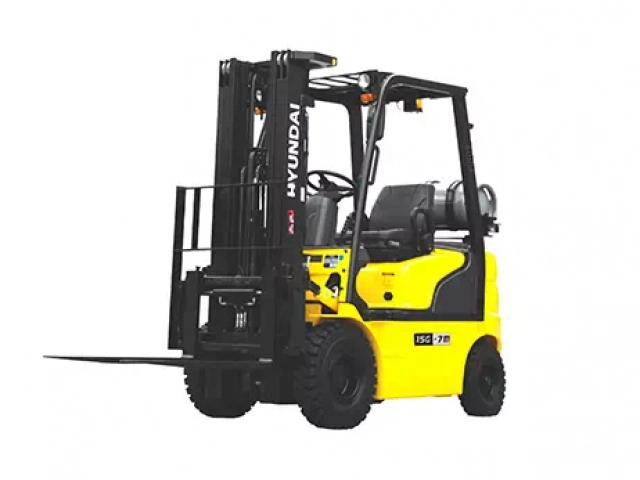 Газ-бензиновый вилочный погрузчик 1,5&nbsp;тонны Hyundai&nbsp;15G-7M (фото)