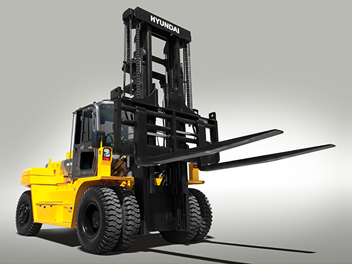 Фото №2: Дизельный вилочный погрузчик Hyundai 110D-7E г/п 11 тонн