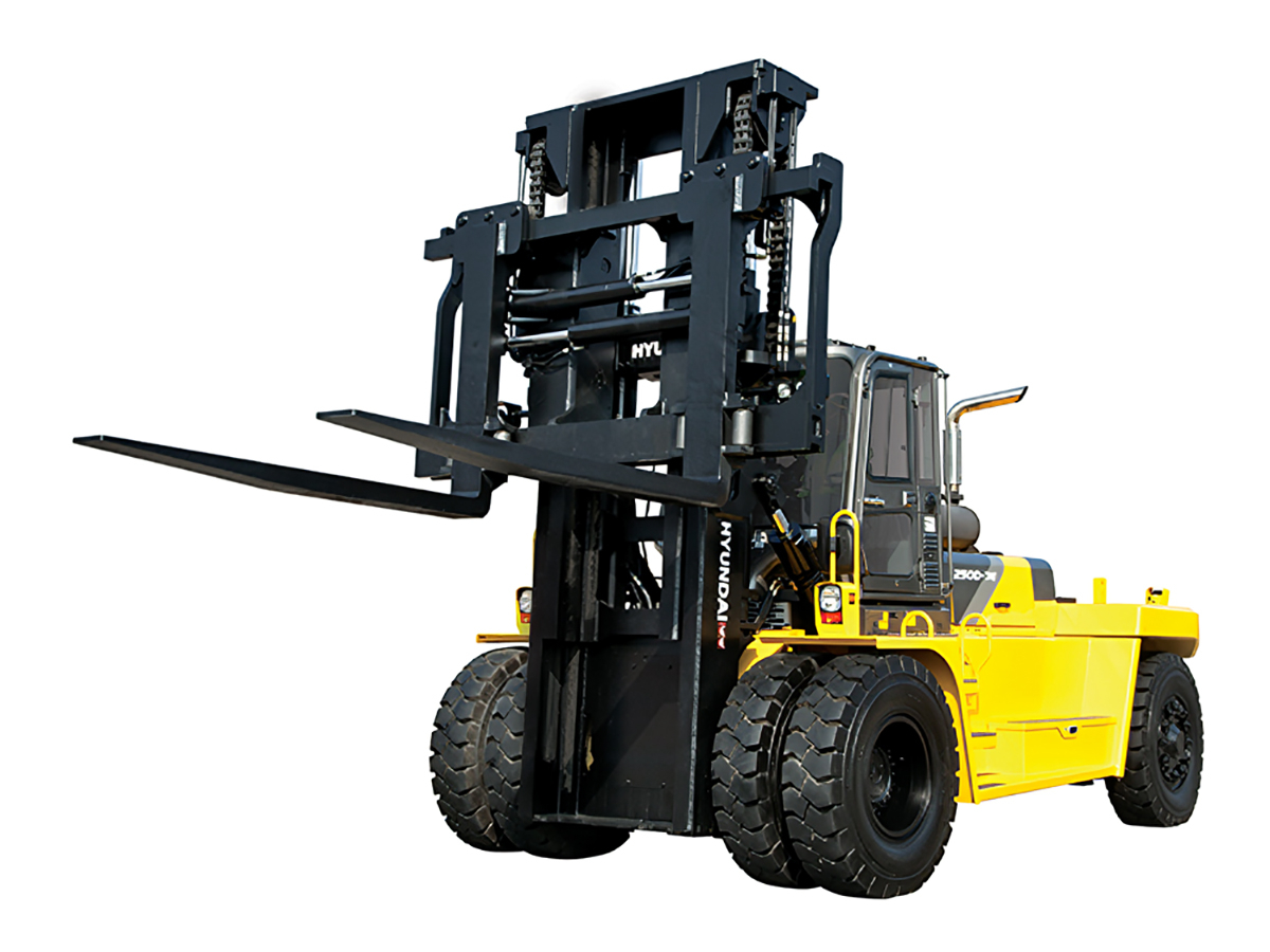 Фото №2: Дизельный вилочный погрузчик Hyundai 250D-7E г/п 25 тонн