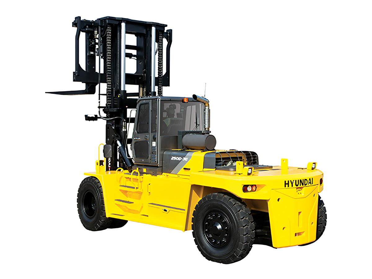 Фото №4: Дизельный вилочный погрузчик Hyundai 250D-7E г/п 25 тонн