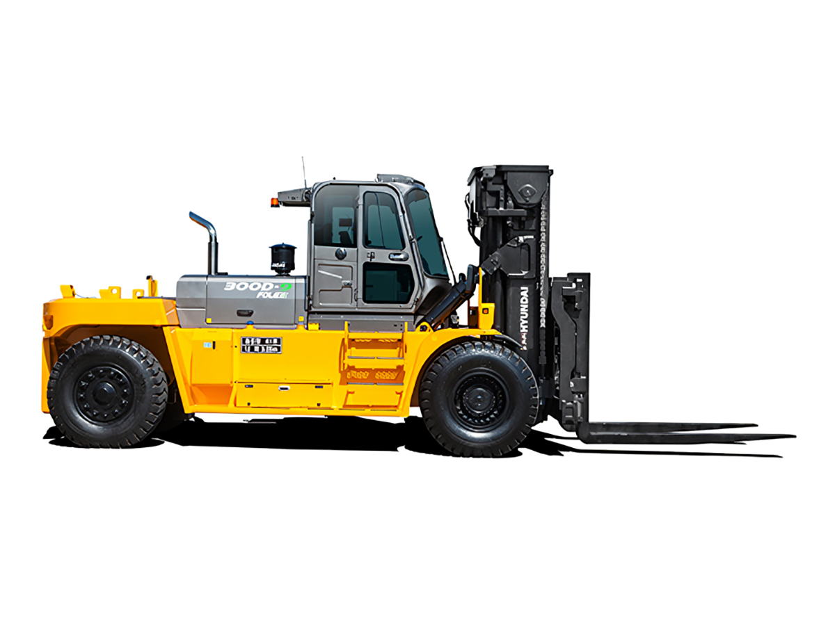 Фото №2: Дизельный вилочный погрузчик Hyundai 300D-9 г/п 30 тонн