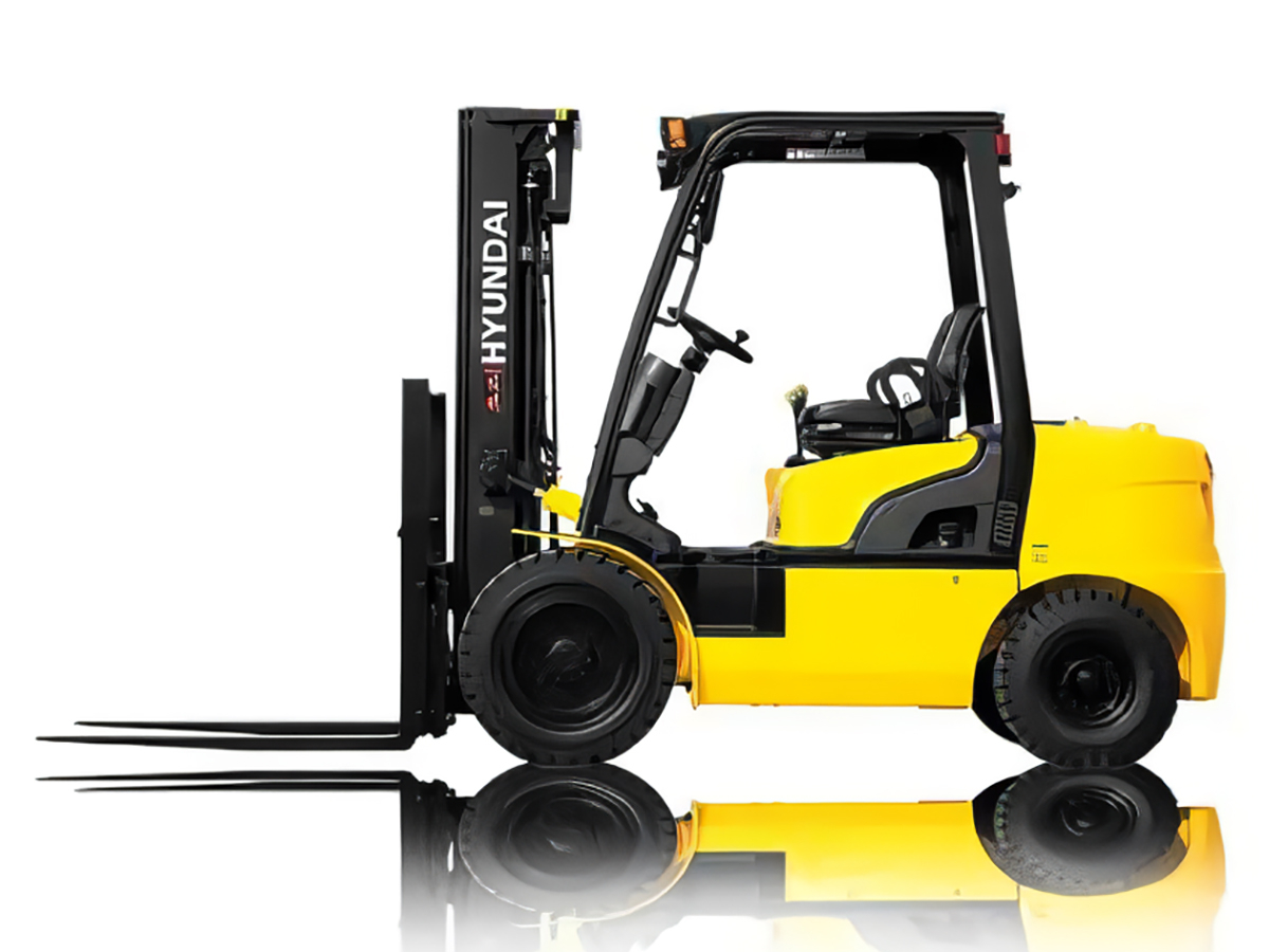 Фото №2: Дизельный вилочный погрузчик Hyundai 20DF-7 г/п 2 тонны