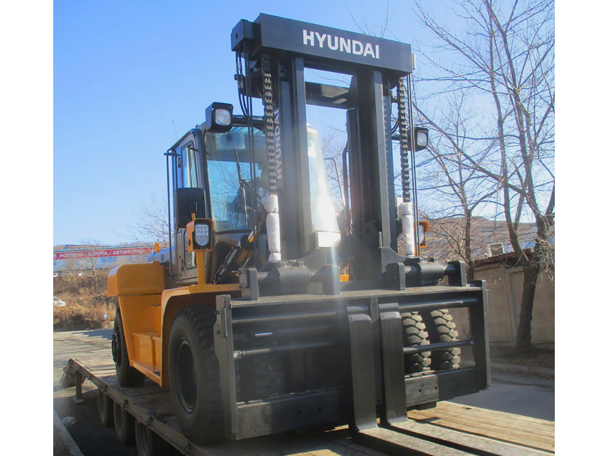 Фото №4: Дизельный вилочный погрузчик Hyundai 160D-7E г/п 16 тонн