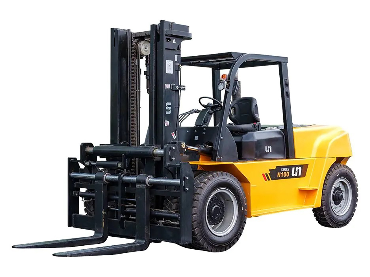 Фото №2: Дизельный вилочный погрузчик UN FD100T-N г/п 10 тонн