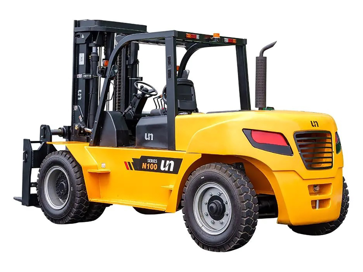 Фото №4: Дизельный вилочный погрузчик UN FD100T-N г/п 10 тонн