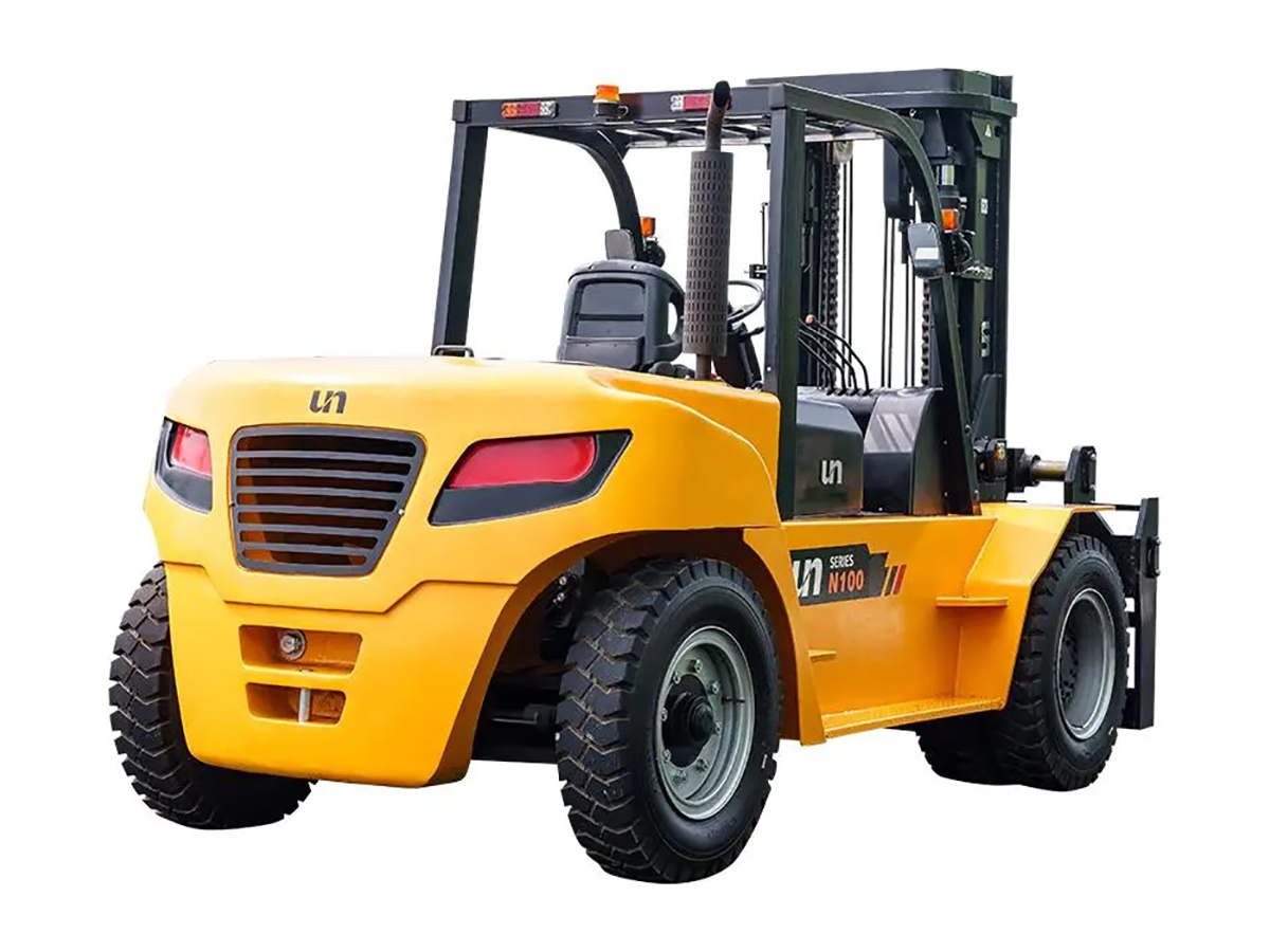 Фото №7: Дизельный вилочный погрузчик UN FD100T-N г/п 10 тонн
