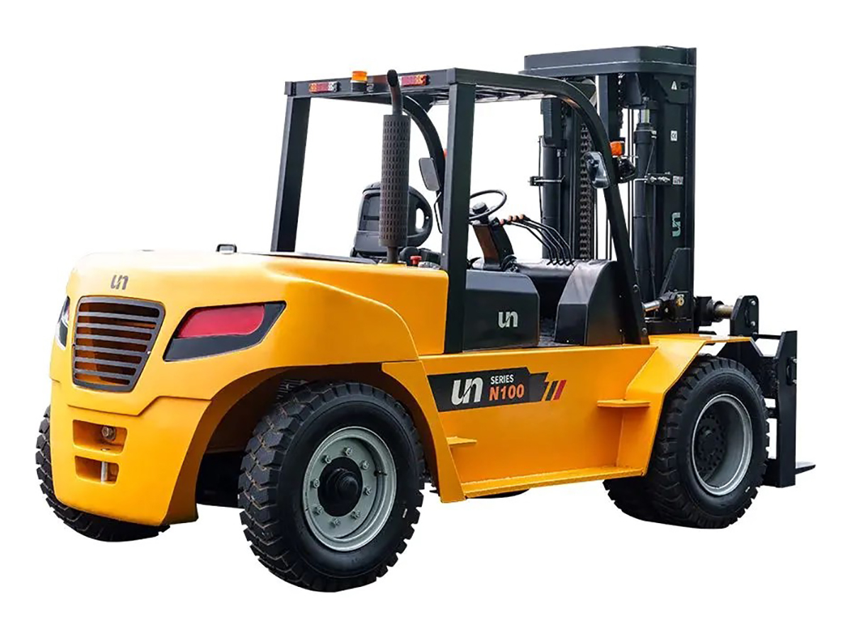 Фото №8: Дизельный вилочный погрузчик UN FD100T-N г/п 10 тонн