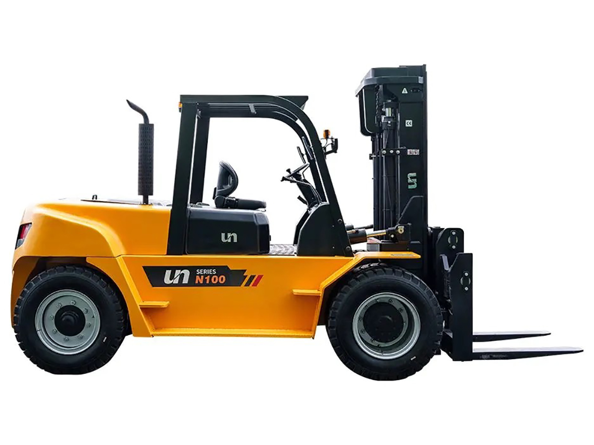 Фото №9: Дизельный вилочный погрузчик UN FD100T-N г/п 10 тонн