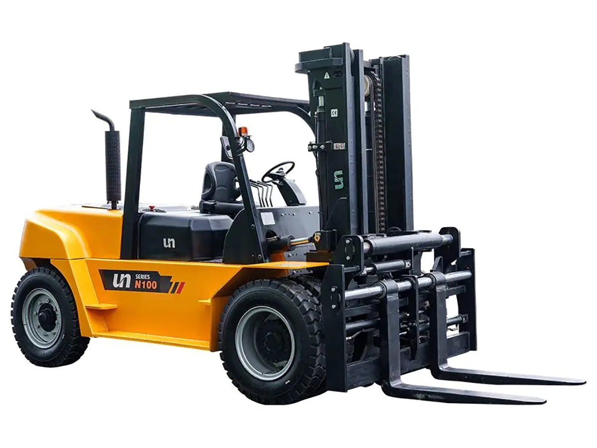 Фото №10: Дизельный вилочный погрузчик UN FD100T-N г/п 10 тонн