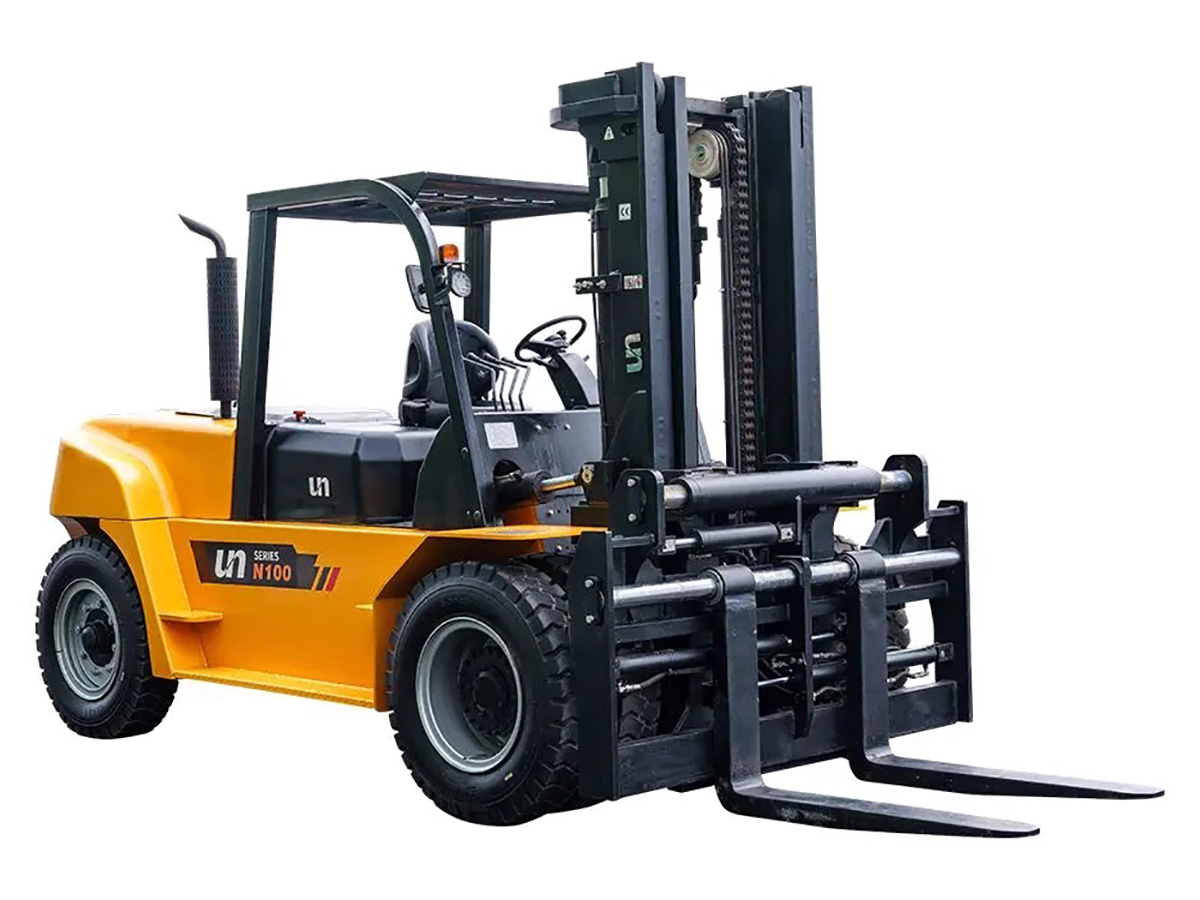 Фото №11: Дизельный вилочный погрузчик UN FD100T-N г/п 10 тонн