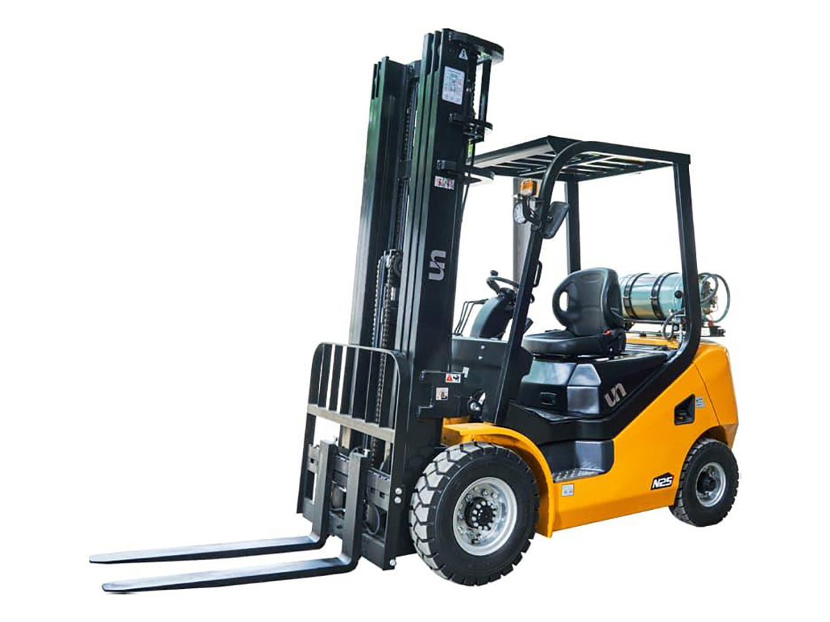 Фото №2: Газ-бензиновый вилочный погрузчик UN FGL25T-N г/п 2,5 тонны