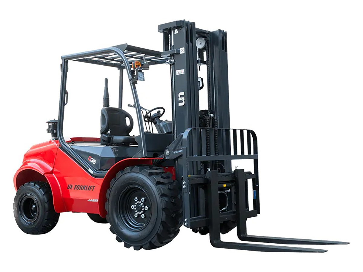 Фото №2: Дизельный вилочный погрузчик UN FD35T-C г/п 3,5 тонны